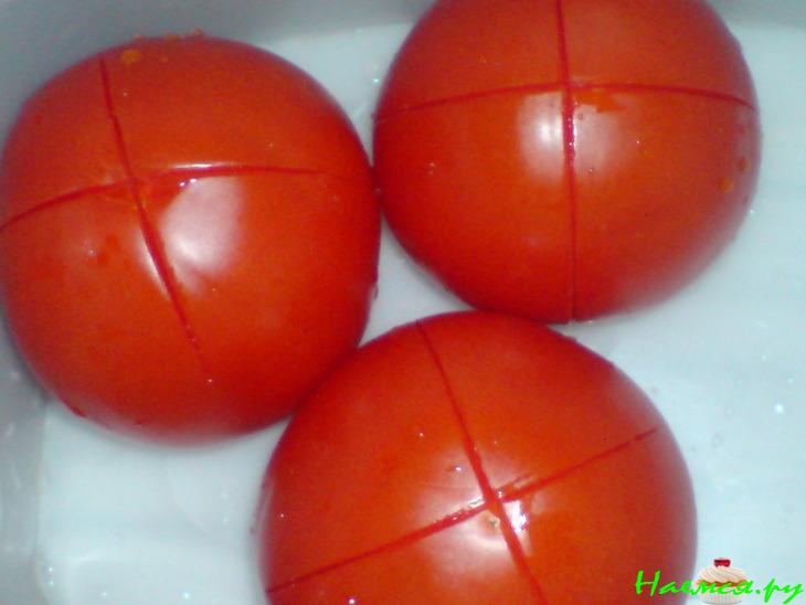 Закуска "Помидорно-сырный мусс"