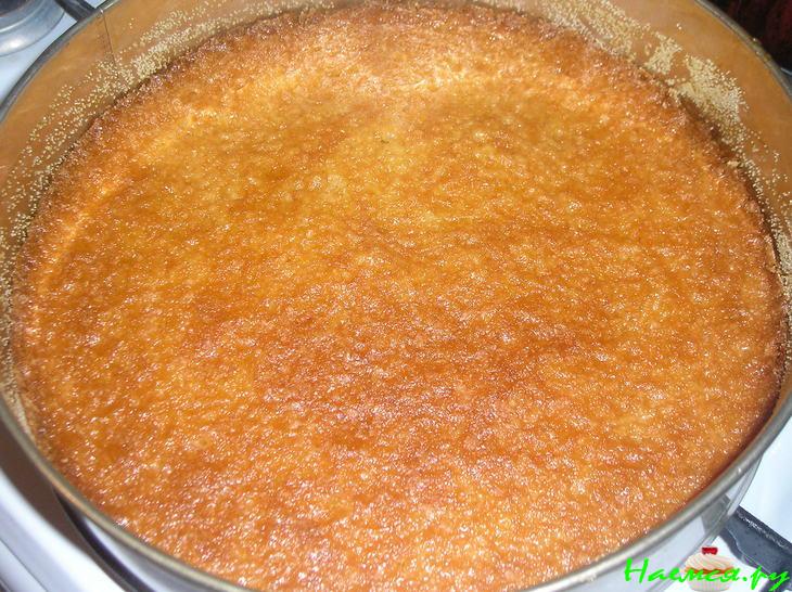 Апельсиновый пирог с кремом в шоколадной глазури Апельсиновый пирог с кремом в шоколадной глазури