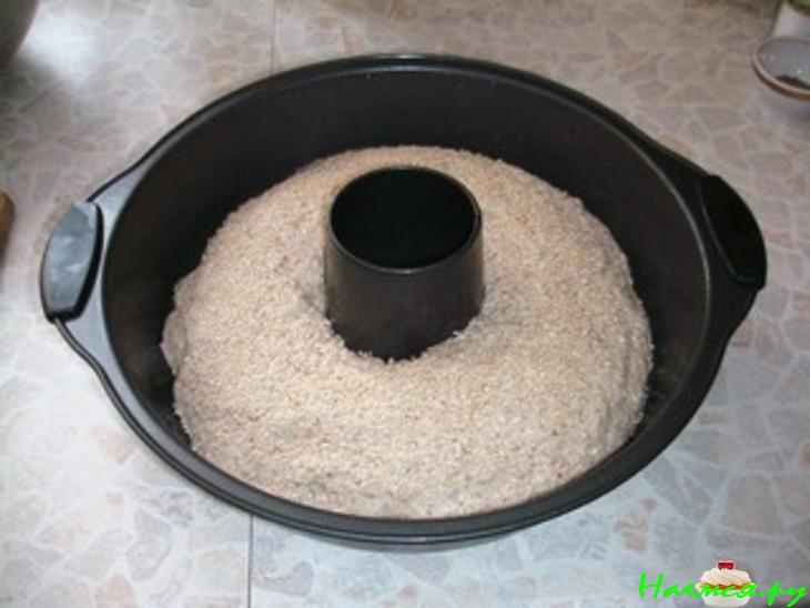 Калач домашний с ржано-пшеничной клетчаткой и кунжутом