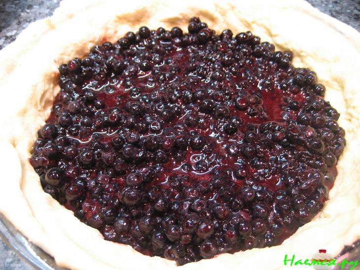 Пирог с черникой Пирог с черникой