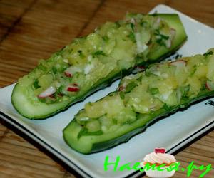 Огуречные лодочки