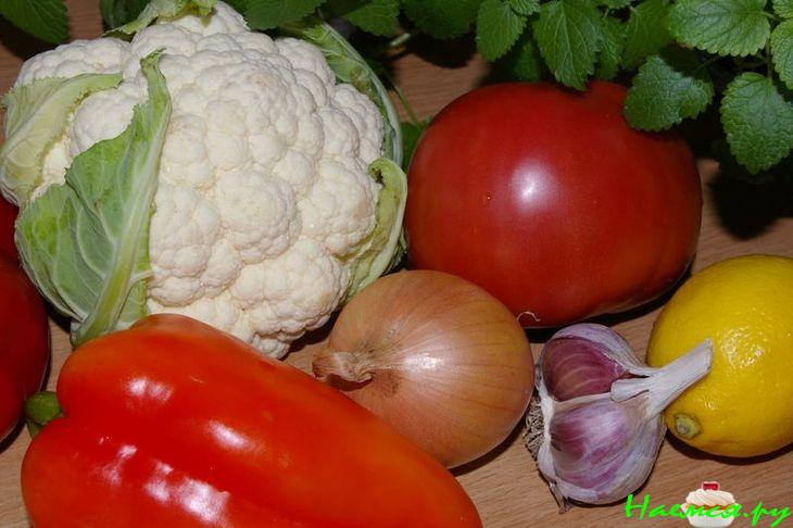 Салат из цветной капусты