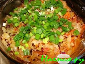 Курица с капустой "Очень вкусно"