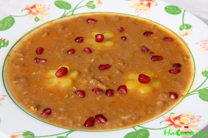 Суп из тыквы с грецкими орешками Суп из тыквы с грецкими орешками