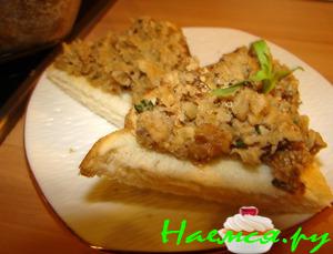 Паштет-запеканка из баклажанов