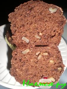 Шоколадно-апельсиновые ореховые маффины (без жира) Шоколадно-апельсиновые ореховые маффины (без жира)