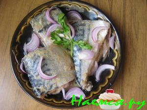 Скумбрия в чесночно-горчичном соусе Скумбрия в чесночно-горчичном соусе