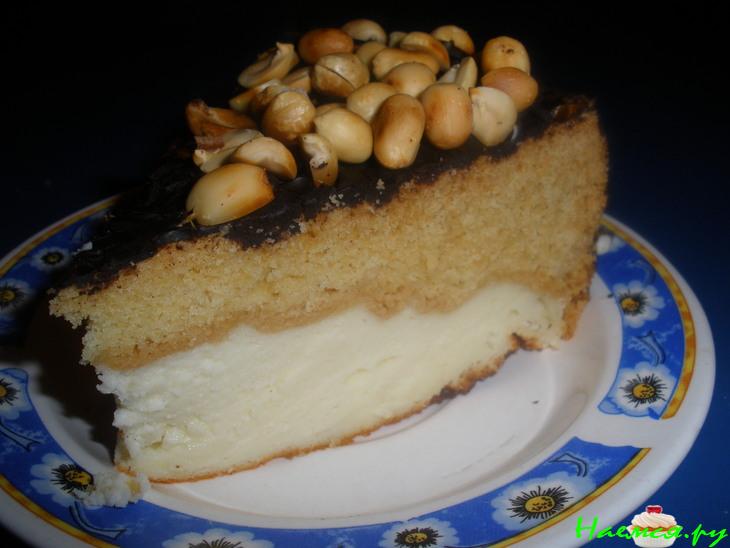 Творожный пирог в глазури