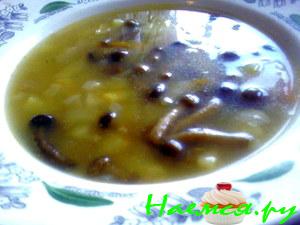 Грибной супчик из опят