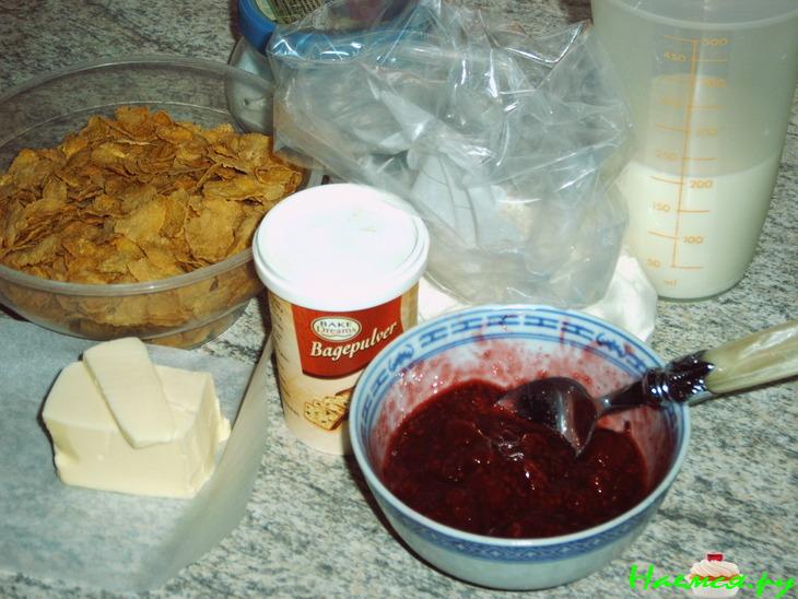 Сконы с корнфлексом