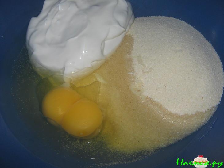 Манник шоколадный с изюмом