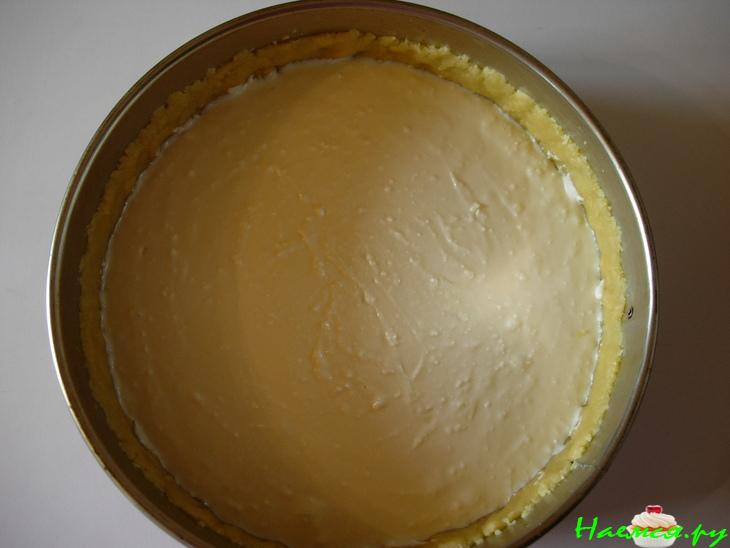 Пирог с творожной начинкой