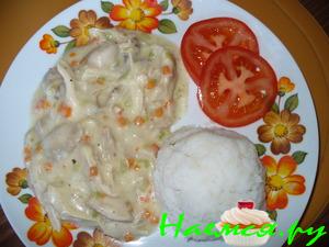Фрикассе из курицы
