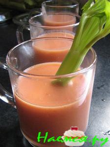 Прозрачный томатный супчик