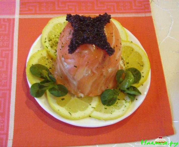 Закуска из лосося &laquo;Поцелуйчик-колокольчик&raquo;