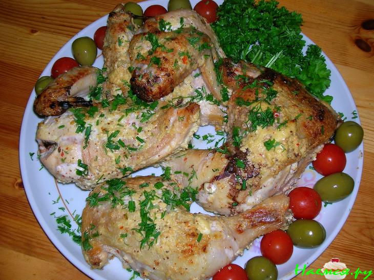 Мясо цыпленка в йогуртовом соусе Мясо цыпленка в йогуртовом соусе