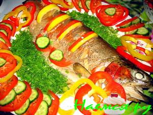 Форель запечёная