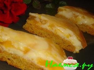 Апельсиновый пирог с ромовым кремом Апельсиновый пирог с ромовым кремом