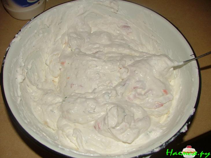 Сырный паштет с лососем