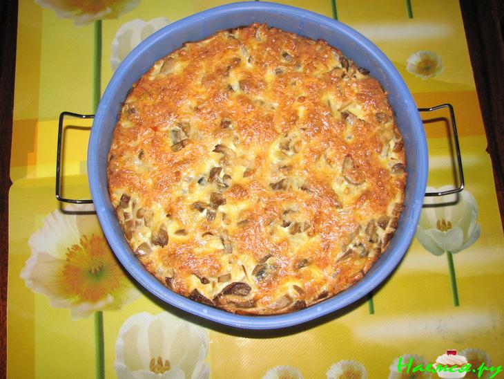 Грибной пирог "Пальчики оближешь" Грибной пирог "Пальчики оближешь"