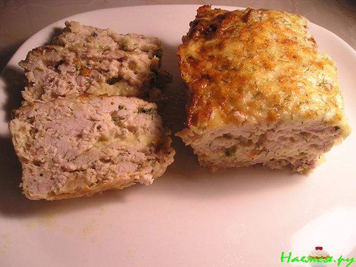 Рулет из индюка с сыром