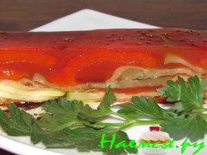 Заливное из овощей Заливное из овощей