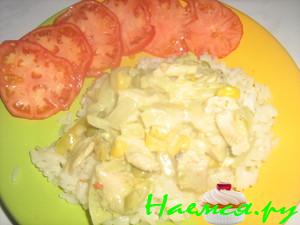 Нежное куриное филе с болгарским перчиком