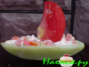 Закуска "Алые паруса"