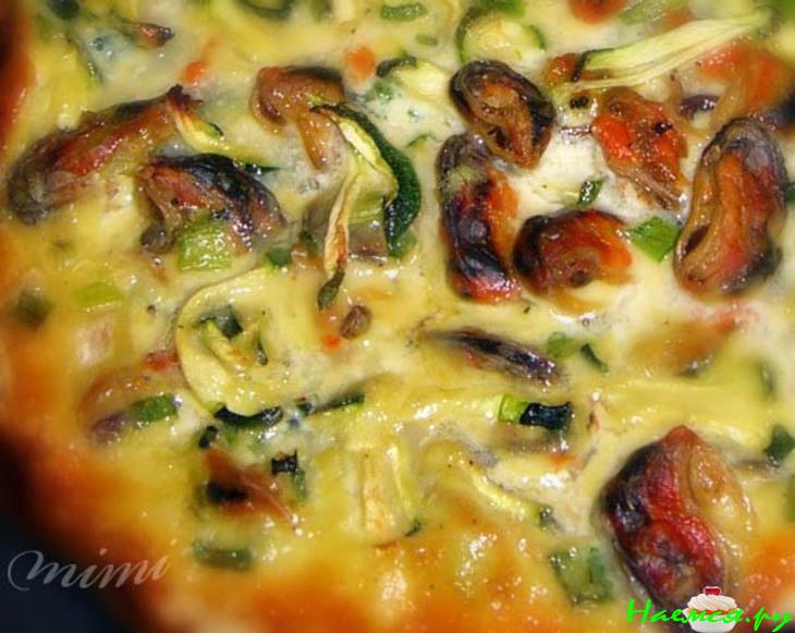 Пирог с мидиями Пирог с мидиями