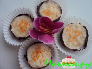 Конфеты с творогом и фруктами