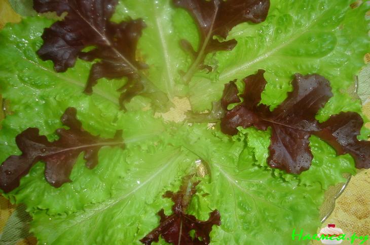 Салат с ветчиной и фасолью "Сытый муж"