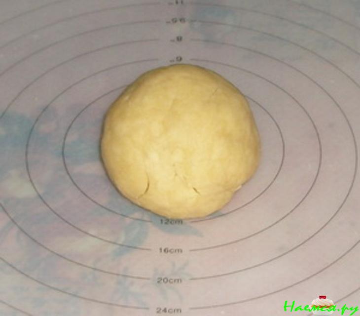 Черничный песочный пирог