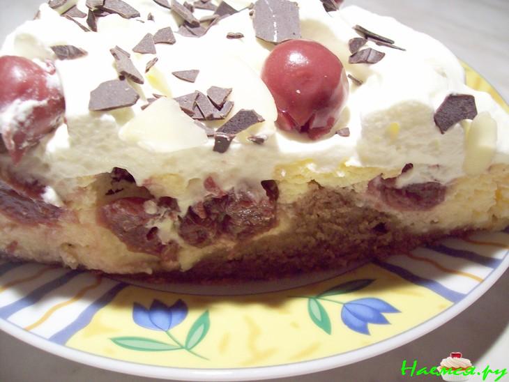 Творожно-вишнёвый пирог Творожно-вишнёвый пирог