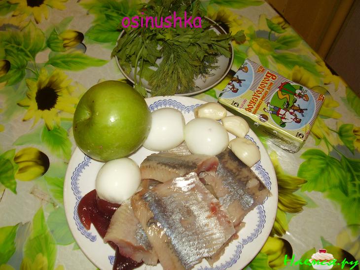 Закусочный торт с филе сельди Закусочный торт с филе сельди