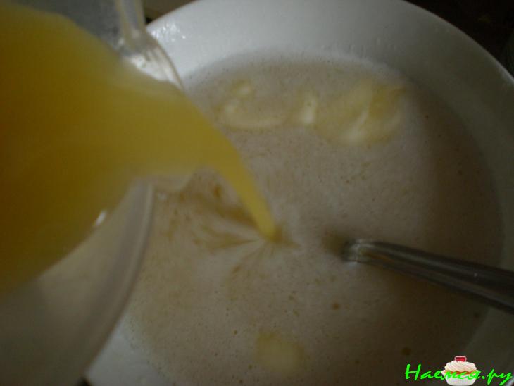 Сырно-апельсиновый торт с шоколадной мастикой