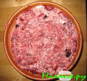 Свекольный салат с бананом Свекольный салат с бананом