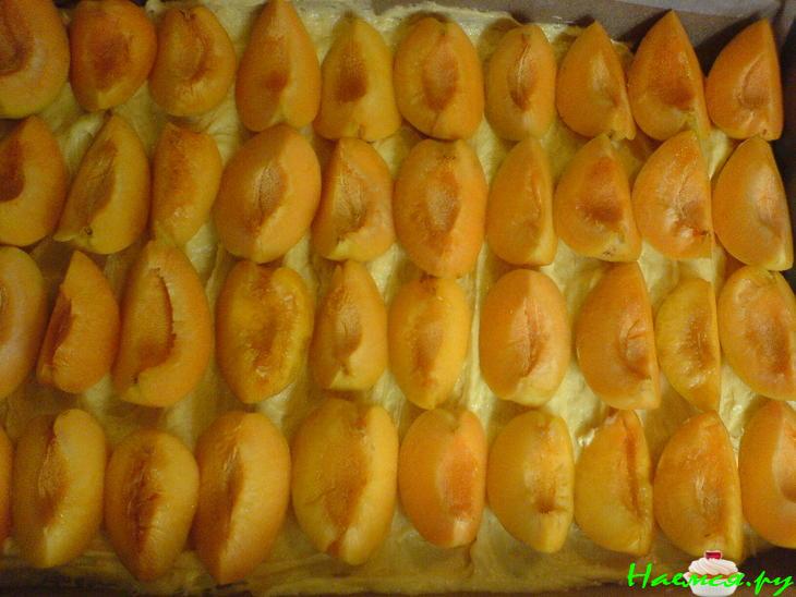 Пирог ванильный с абрикосами&nbsp;&nbsp; 