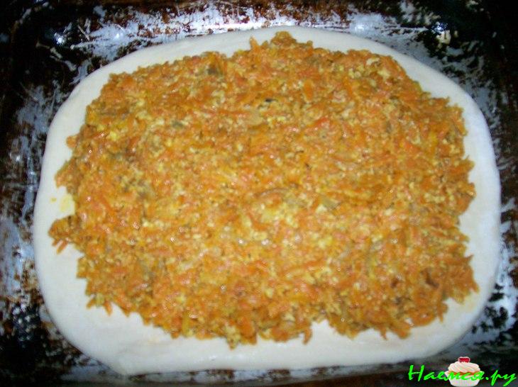 Пирог с морковью (несладкий, вариант начинки)
