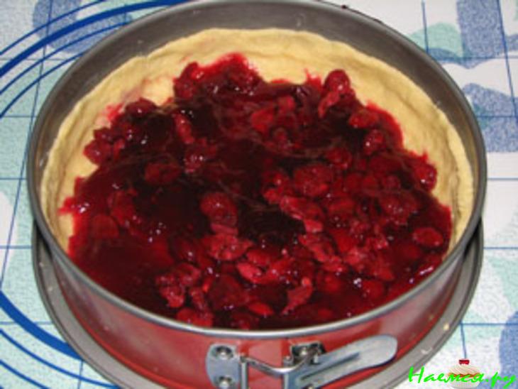 Творожный чизкейк с вишней Творожный чизкейк с вишней