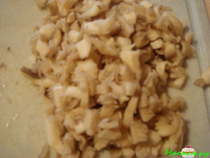 Вешенка в сливочно-сырном соусе