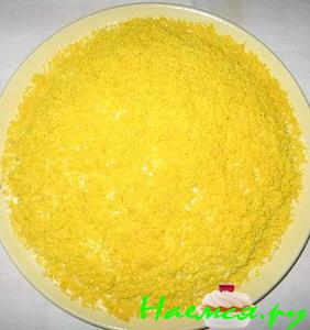 "Мимоза" с сардинами