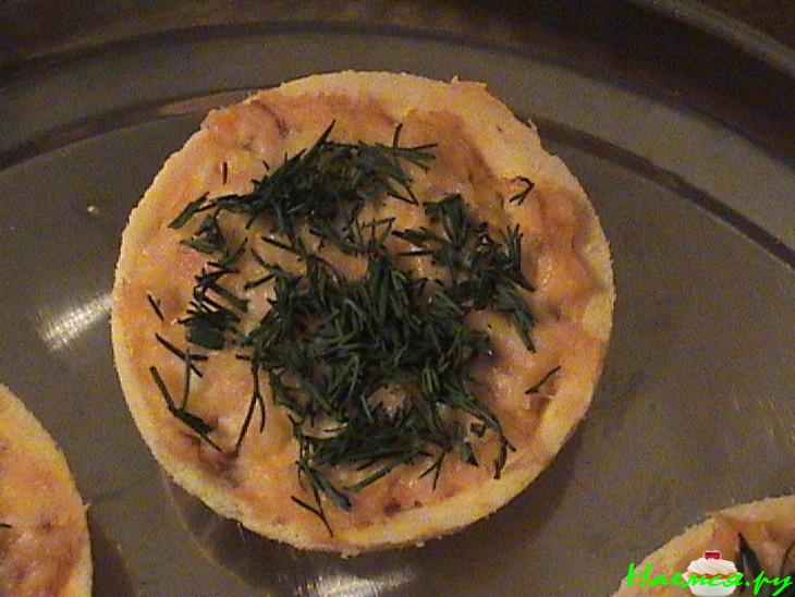 Тарталетки с рыбной начинкой