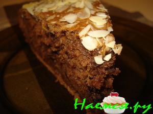 Шоколадный банановый пирог