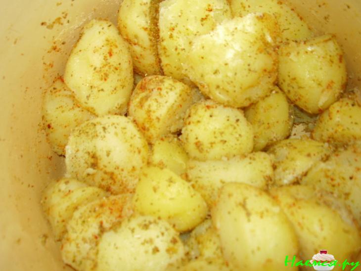 Просто золотистая картошечка на гарнир Просто золотистая картошечка на гарнир