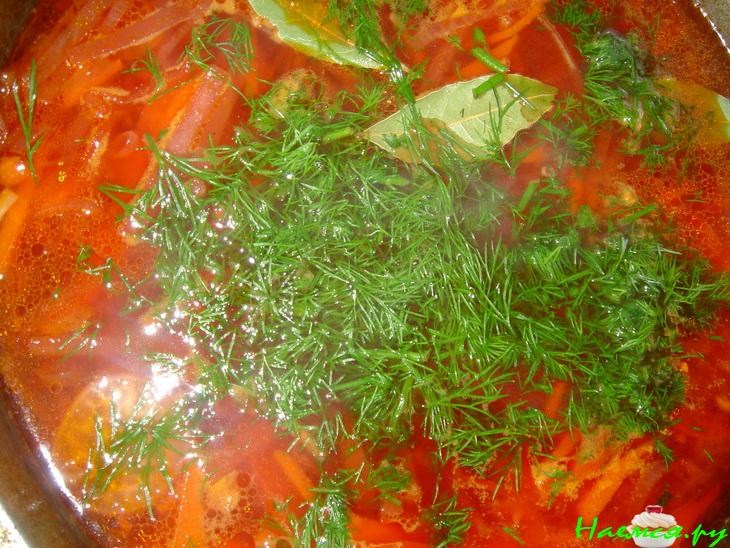 Борщ (постный) необычайно вкусный!