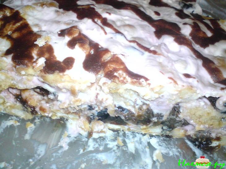 Торт "Камушки с черносливом"