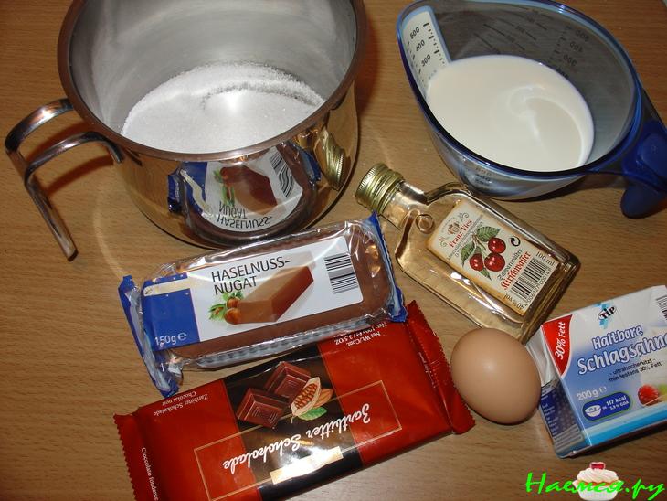 Шоколадно-ореховый ликёр