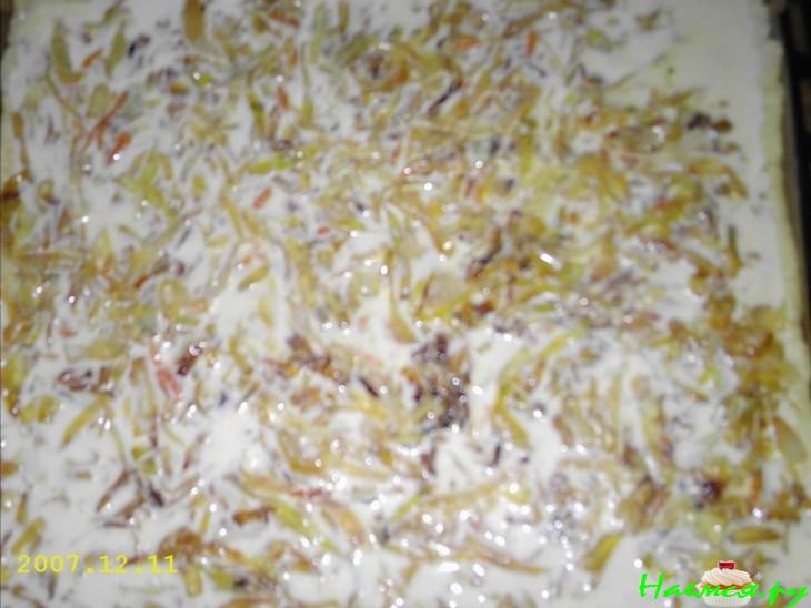 Пирог с капустой (открытый)