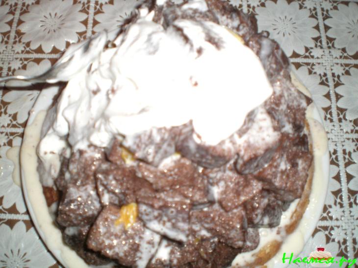 Торт "Панчо" со взбитыми сливками