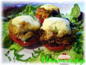 Помидоры, фаршированные пшеном и печенью